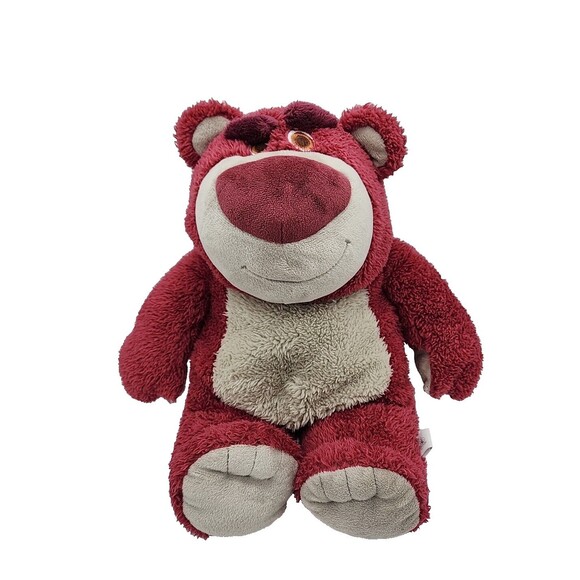 Disney Store Lotso Bear Lots O Huggin Plush Stuffed 15" Toy Story 3 Villain - Picture 1 of 7